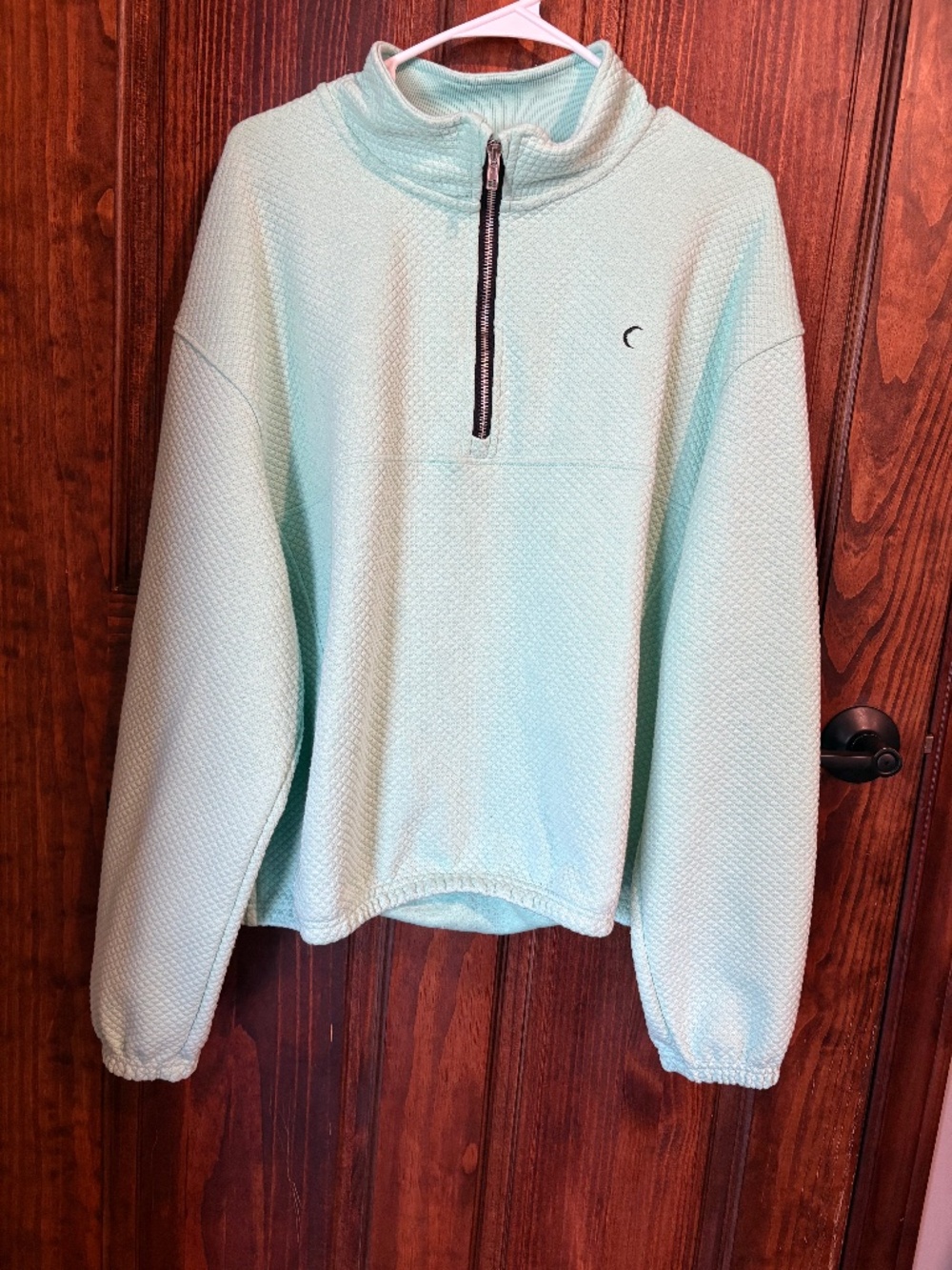 ZYIA Active Honesty quarter zip pullover in spearmint, size large, worn once